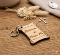 portachiavi in legno